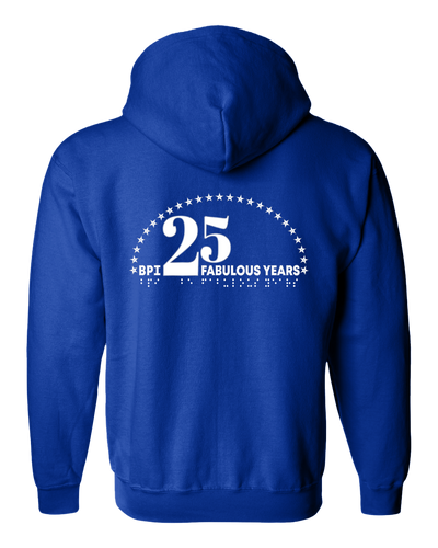 3D! BPI 25th Anniversary Zip Hoodie - Royal Blue