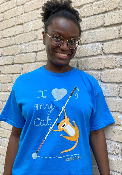 I Love My Cat T-Shirt - Royal Blue