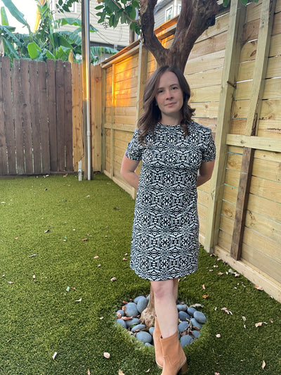 Sale! Powerfully Patterned T-Shirt Dress