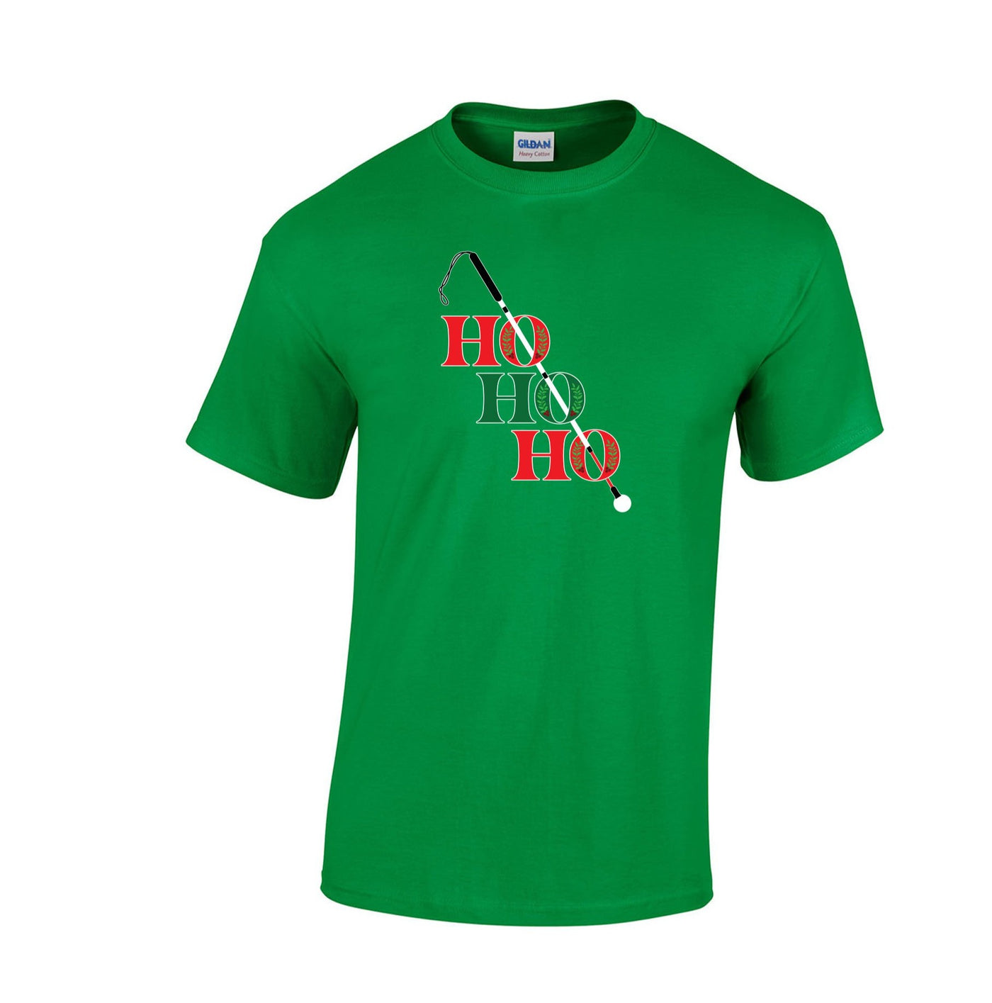Ho-Ho-Holiday Cane T-Shirt - Green