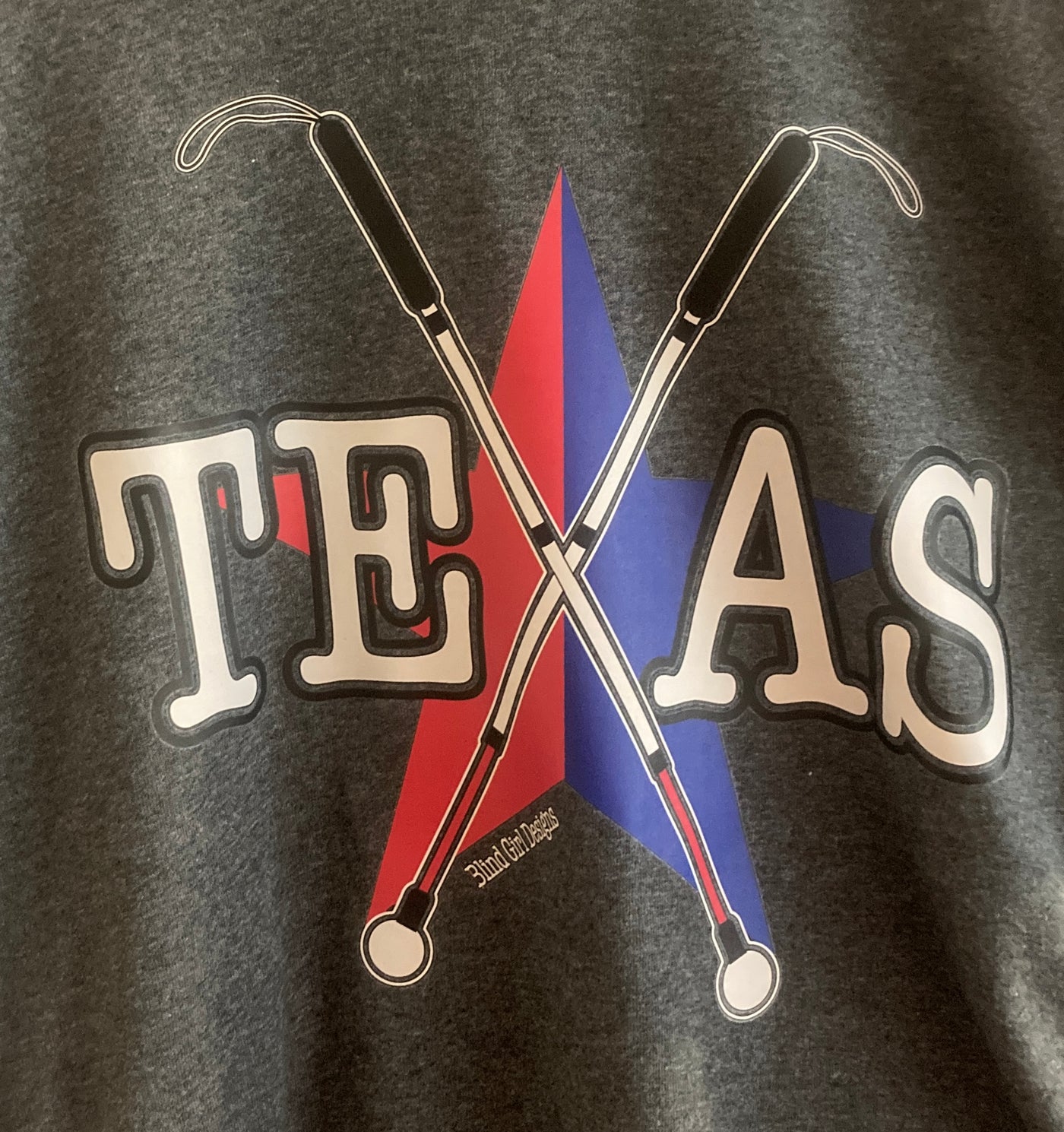 White Canes of Texas - Heather Grey T-Shirt